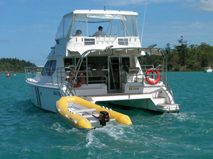 Whitsunday luxury motor boat